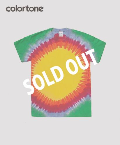 5.3オンスタイダイTシャツ(ヴィーレインボー&サンバースト)/SW サンバーストレインボー