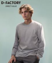 D-FACTORY(ディーファクトリー) 6.6オンス ロングスリーブガーメントダイTシャツ(1.6インチリブ)