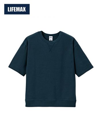 ライフマックス(LIFEMAX)10.2オンススーパーヘビーウエイトガゼット付きTシャツ /8 ネイビー