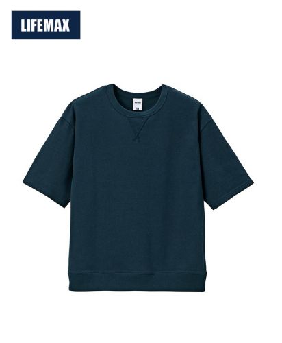 ライフマックス(LIFEMAX)10.2オンススーパーヘビーウエイトガゼット付きTシャツ /8 ネイビー