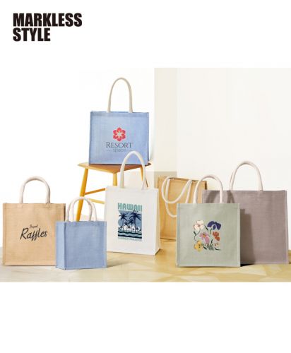 ジュートスクエアトート