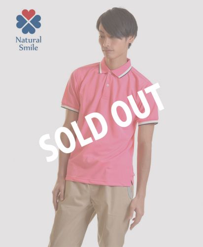 ユニセックスラインポロシャツ