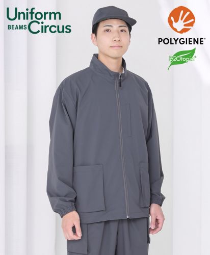 Uniform Circus BEAMS(ユニフォーム サーカス ビームス)ユニセックスジャケット/モデル着用:2 グレー