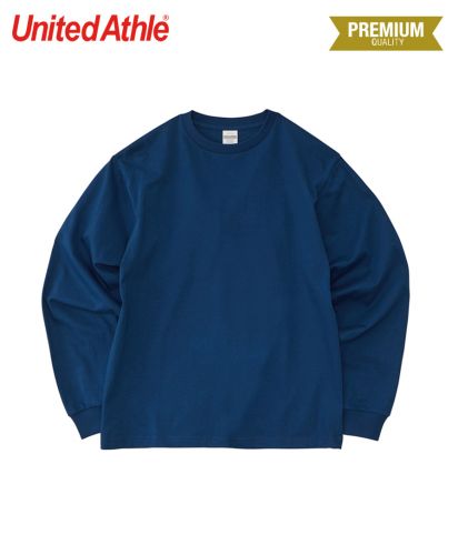 ユナイテッドアスレ(United Athle)6.5オンス ファインジャージー ロングスリーブ Tシャツ (2.1インチリブ) /431 クラシックブルー