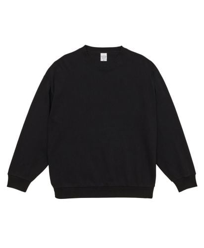 9.1ozマグナムウェイト ビッグシルエット LS Tシャツ(2.1インチリブ&裾リブ付)/ 002ブラック