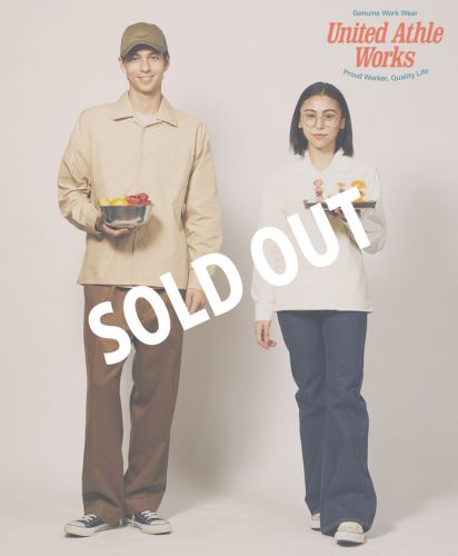United Athle Works(ユナイテッドアスレワークス)T/C オープンカラー ロングスリーブシャツ/