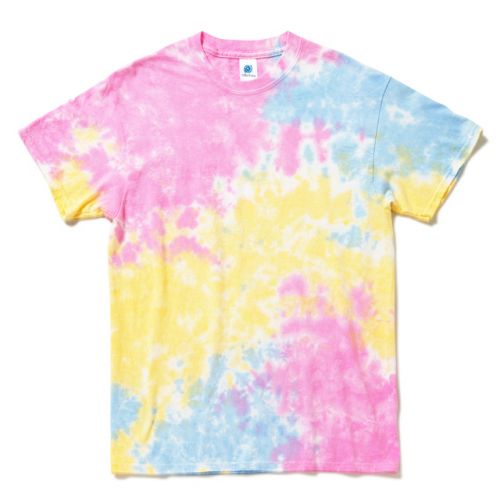 colortone(カラートーン)】タイダイTシャツ(レインボーマルチカラー 