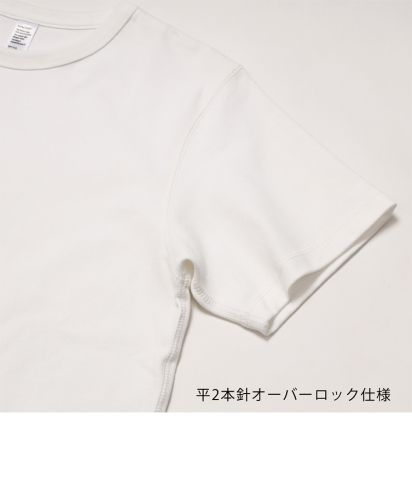 8.8オンス プレミアムブラッシュドTシャツ/バインダー襟、脇ハギ