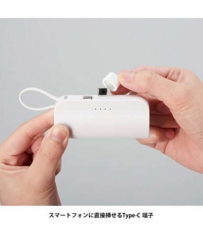 ダイレクトモバイルチャージャー5000/スマートフォンに直接挿せる端子