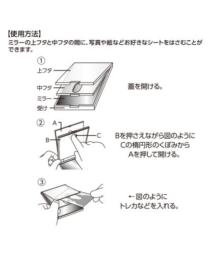 カスタムデザインミラー/使用方法