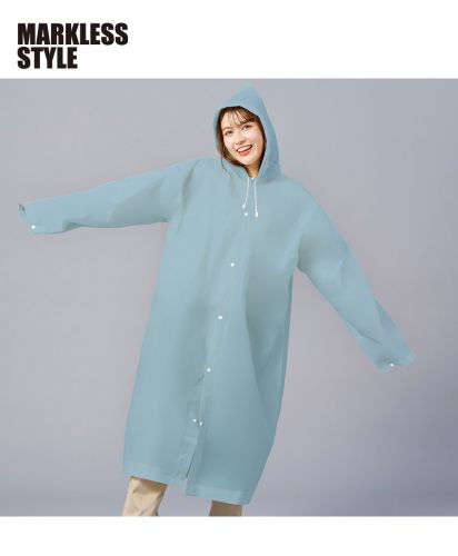 マークレススタイル(MARKLESS STYLE)携帯レインコート(巾着付)