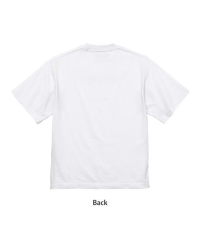 7.1オンス オープンエンド ラギッド Tシャツ/001 ホワイトのバックスタイル