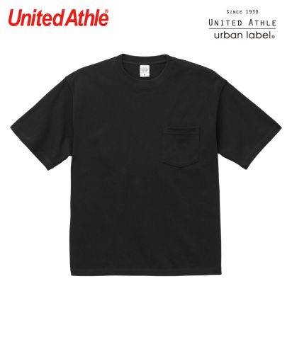 9.1オンス マグナムウェイト ビッグシルエット Tシャツ（ポケット付）/002ブラック