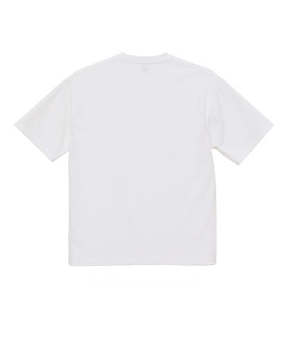 9.1オンス マグナムウェイト ビッグシルエット Tシャツ（ポケット付）/001ホワイト.バックスタイル