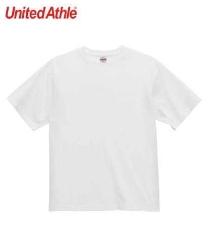 ユナイテッドアスレ(United Athle)4.7オンス レギュラー フィット Tシャツ/001 ホワイト