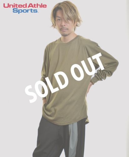 United Athle Sports(ユナイテッドアスレスポーツ)5.6オンス ドライコットンタッチ ラウンドテール ロングスリーブTシャツ(リブ)